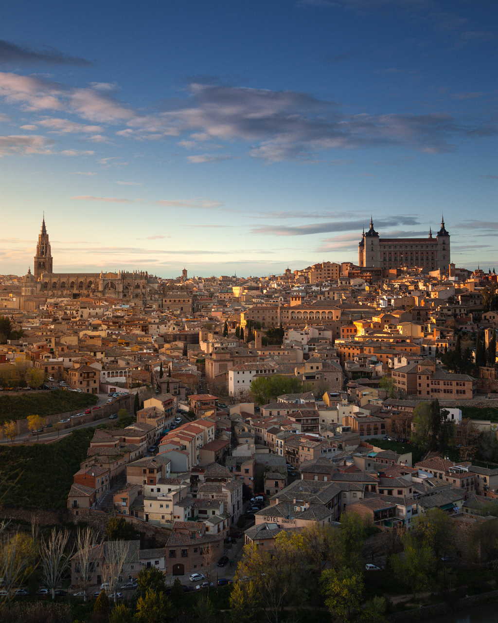 Toledo puesta de sol